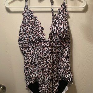 Leopard Print Swimsuit - CUPSHE